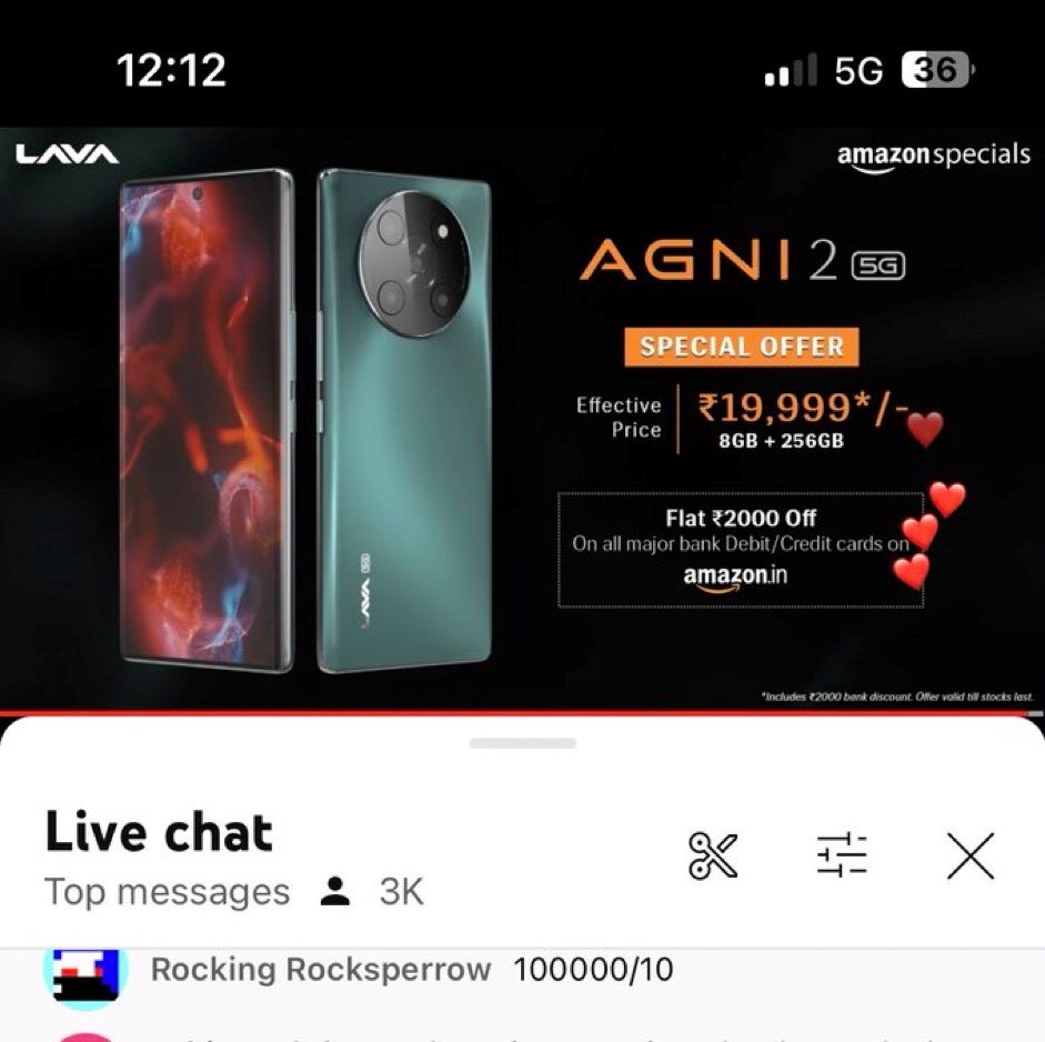 Lava Agni G Launched In India With The Biggest Best Curved Amoled