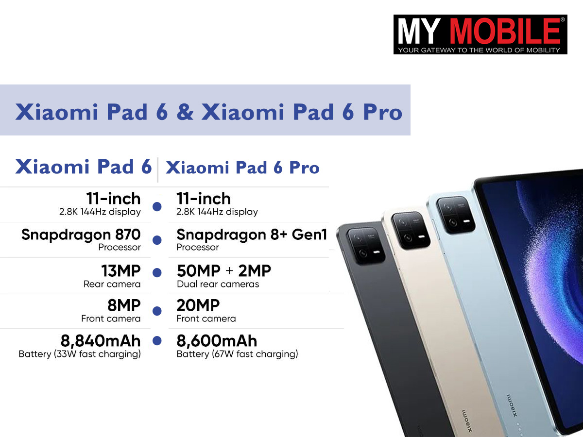 Xiaomi Mi Pad 6 PRO Tablet Snapdragon 8+ 11inch 144Hz 2.8K Display
