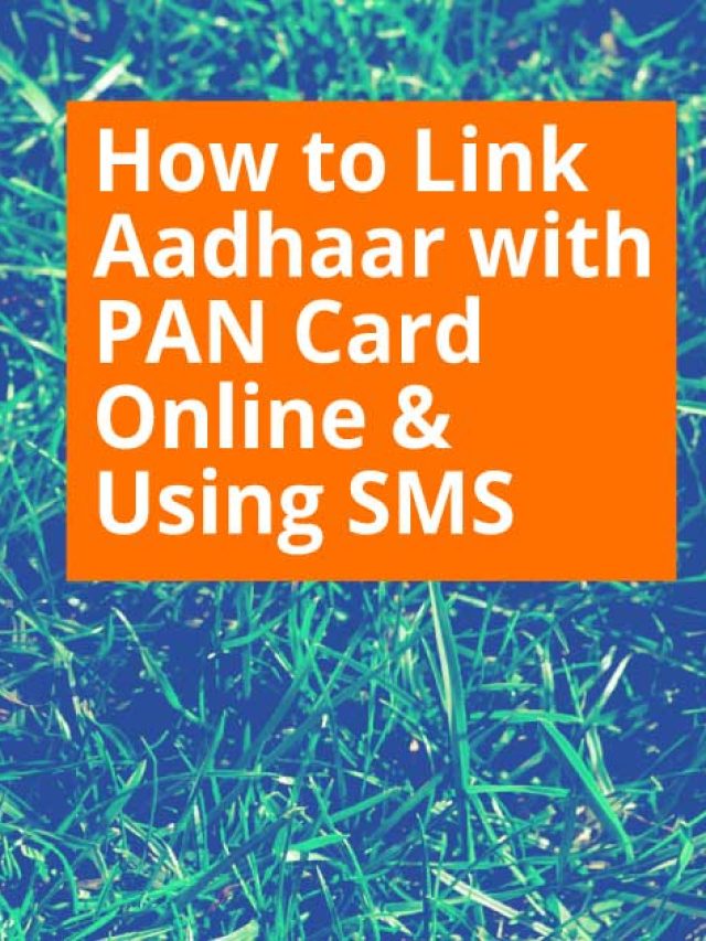 how to link aadhaar and pan card via sms