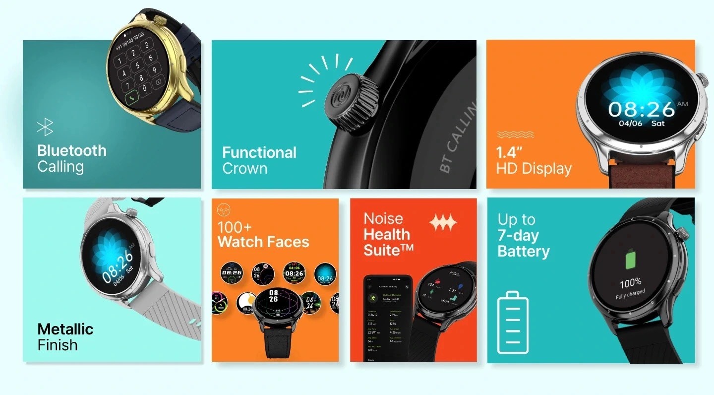 NoiseFit Crew Pro smartwatch