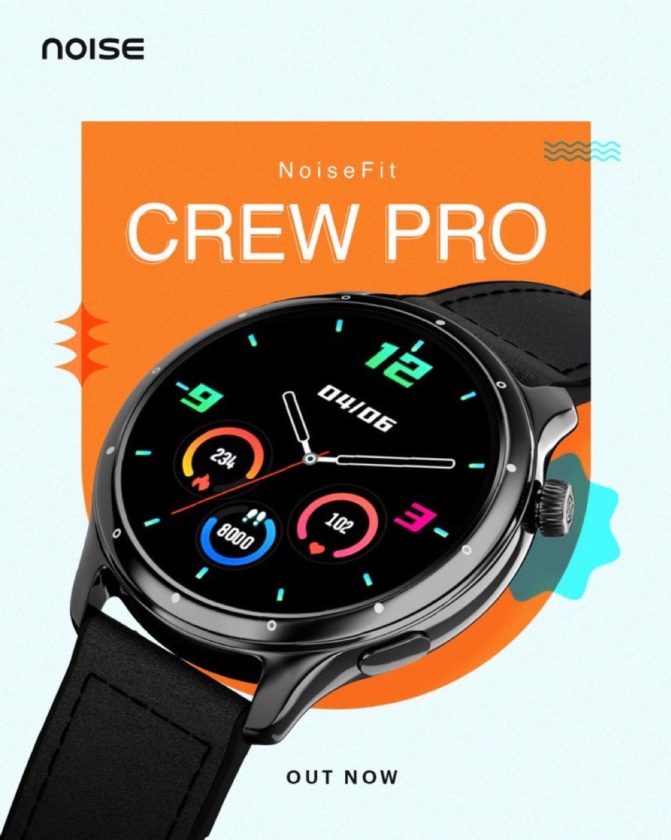 NoiseFit Crew Pro smartwatch