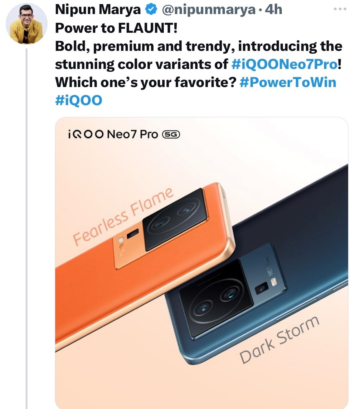 iQOO Neo 7 Pro