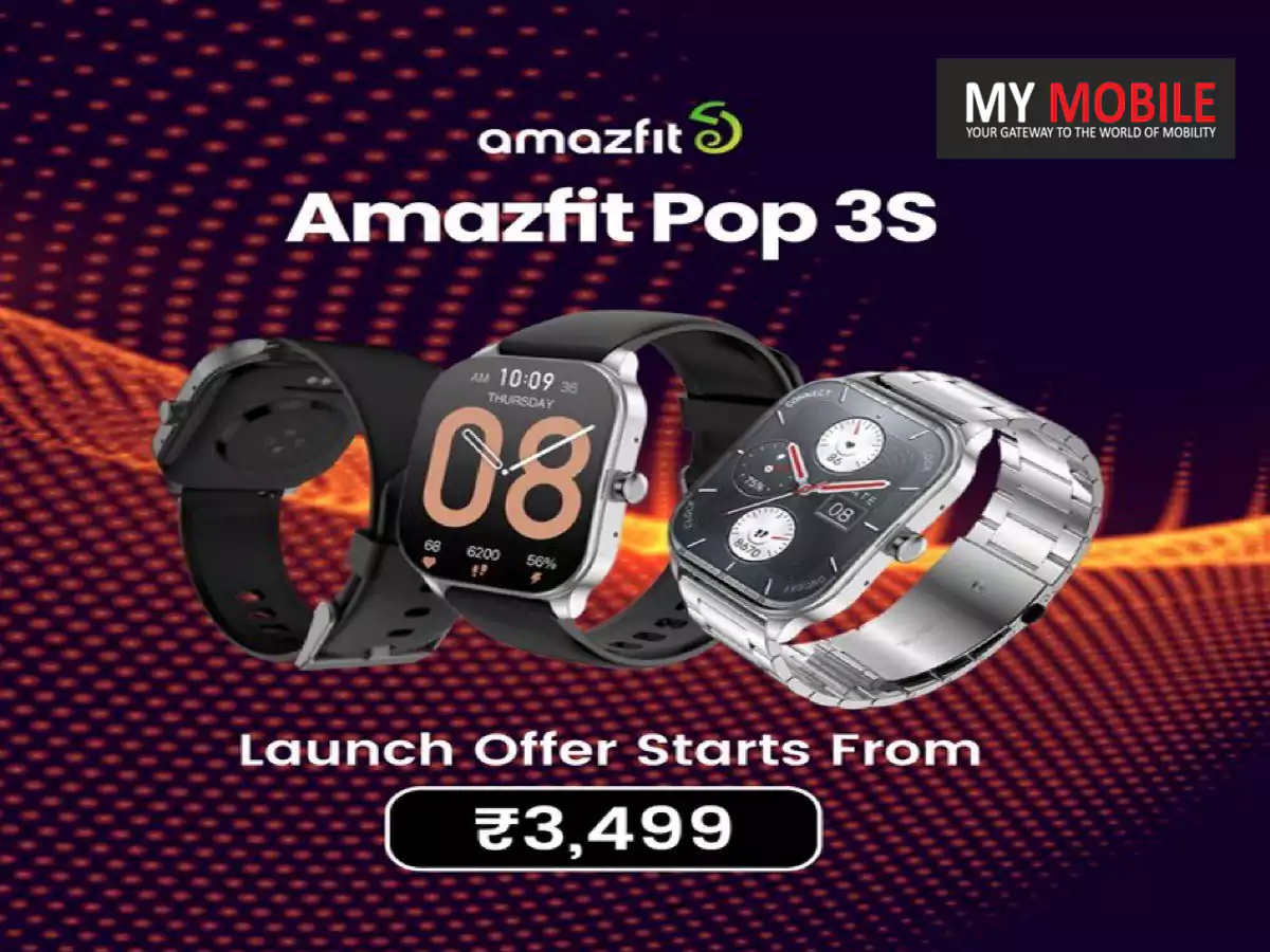 Coming Soon: Amazfit Pop 3S - 1.96 AMOLED Display Smart Watch with Bl