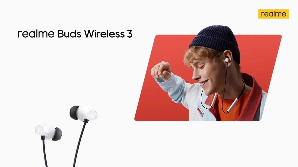 Realme Buds Wireless 3 with 13.6mm dynamic bass driver set to