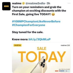 Realme C53: Price in India, Launch Offers