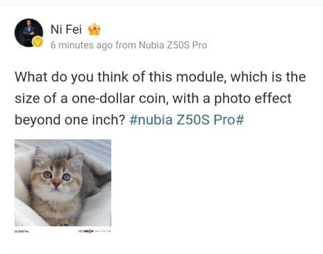 Nubia Z50S Pro