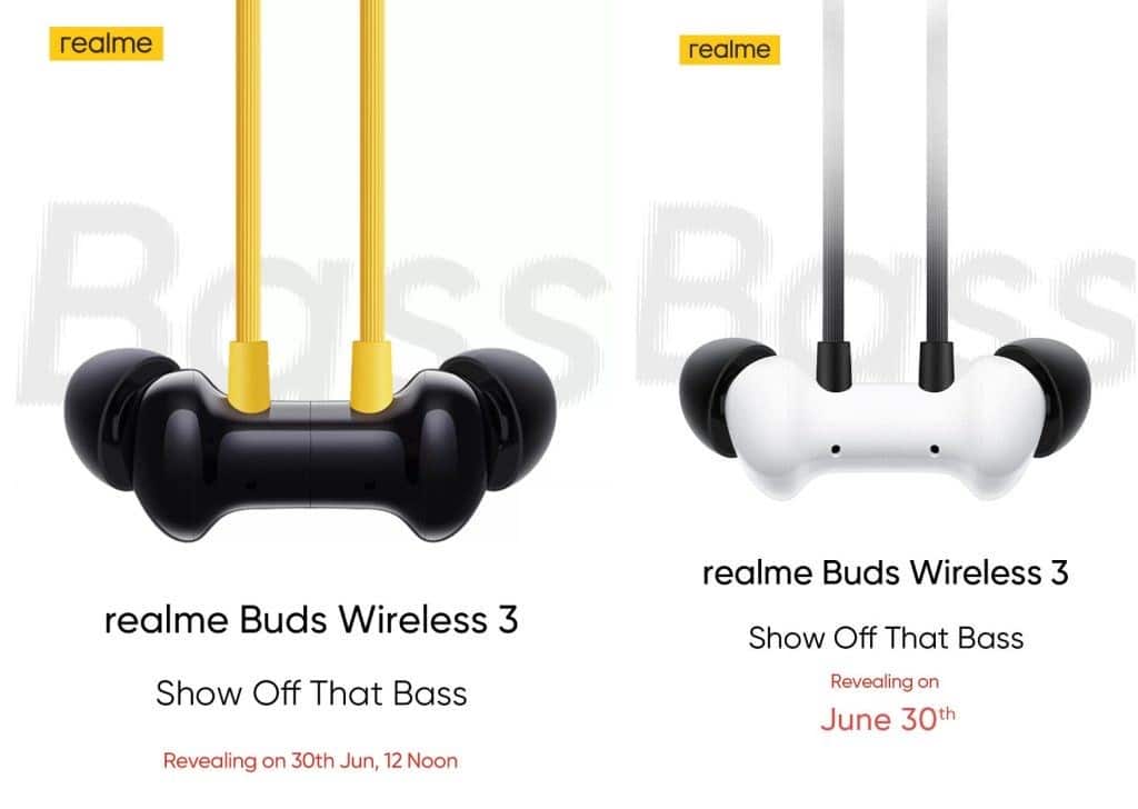 Realme Buds Wireless 3 with 13.6mm dynamic bass driver set to launch in  India on July 6. What to expect