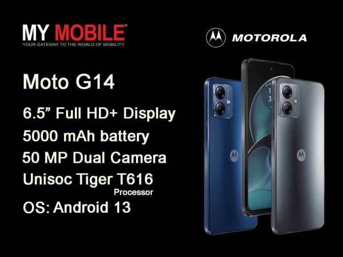 Moto G14 Renders Leak Online; 50-Megapixel Dual Rear Cameras, 5,000mAh  Battery Tipped