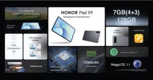 Honor Pad X9 Quick Specifications
