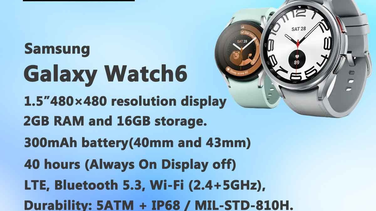 Samsung Galaxy Watch6 Classic 47mm LTE (Black) - JB Hi-Fi