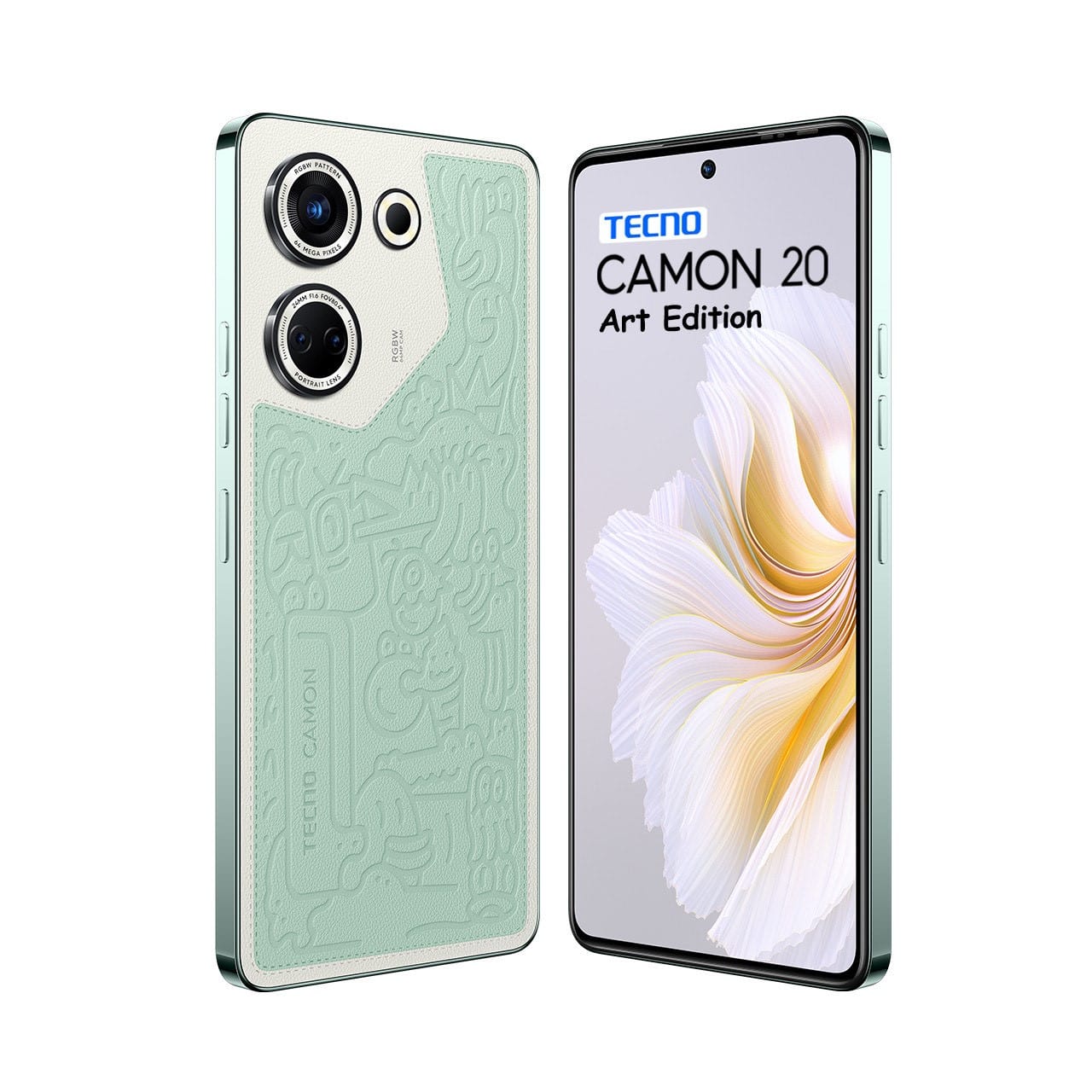 TECNO CAMON 20 Avocado Art Edition Design