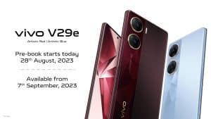 vivo V29e-Featuring the segment’s slimmest body a 3D curved display