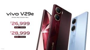 vivo V29e comes with an industry-leading 50MP EYE AF selfie camera and 64MP OIS Night Portrait Camera