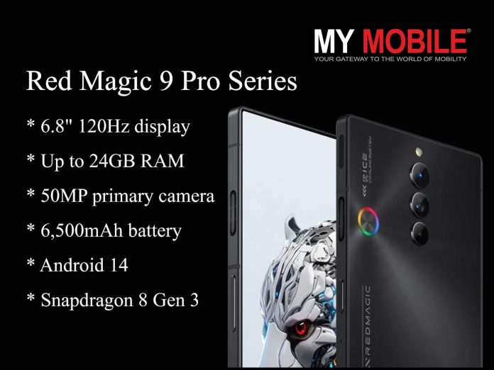 Nubia Redmagic 9 Pro+ plus5G Gaming Phone Global Rom 6.8inch 120Hz AMOLED  Snapdragon 8 Gen 3 NFC 165W Super Charge 5500mAh 50MP