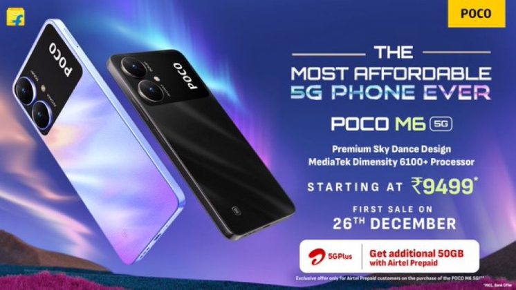 Poco M6 5g Launched In India With Dimensity 6100 Soc Pricing Features And Availability ~ My 6284