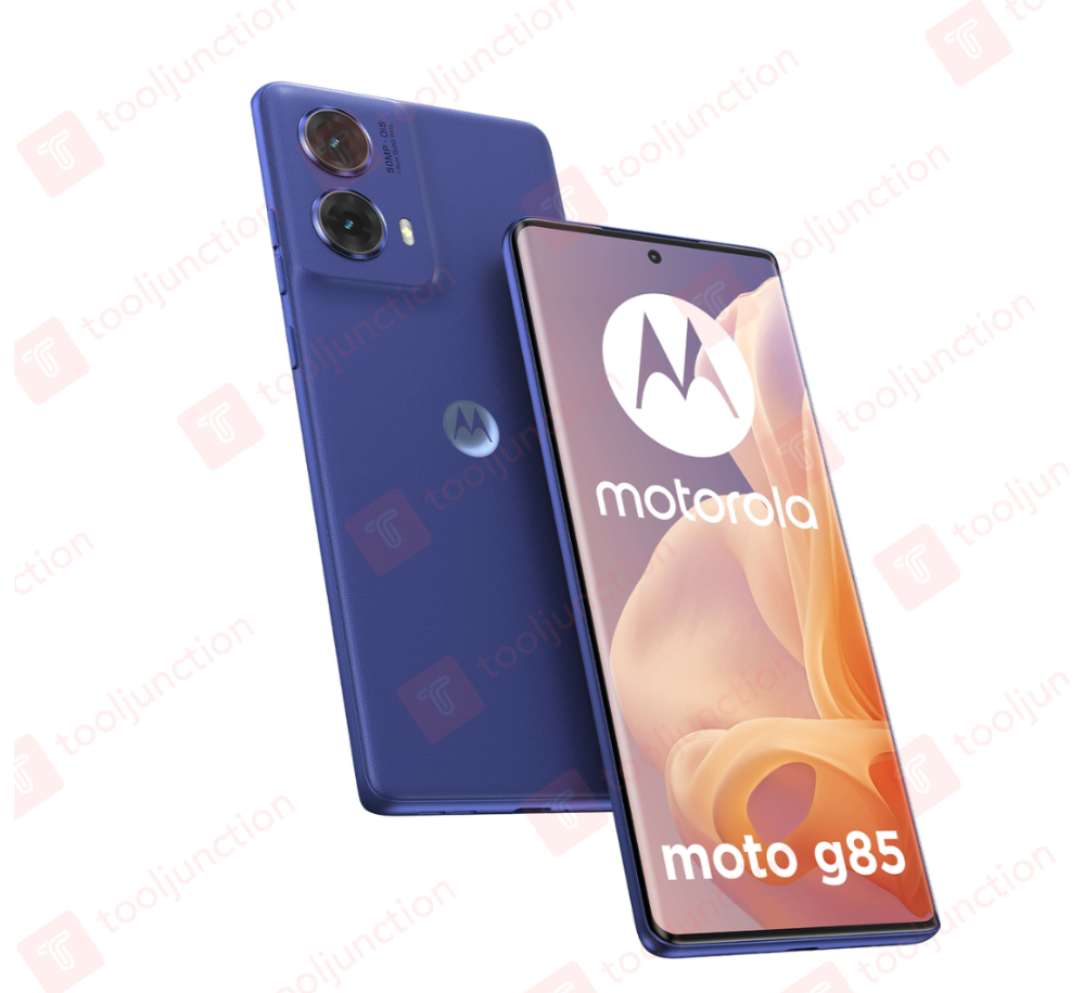 Leaked renders show Moto G85 5G with curved-edge display and slim bezel