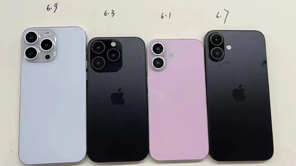 Potential display size increase for iPhone 16 Pro and Pro Max