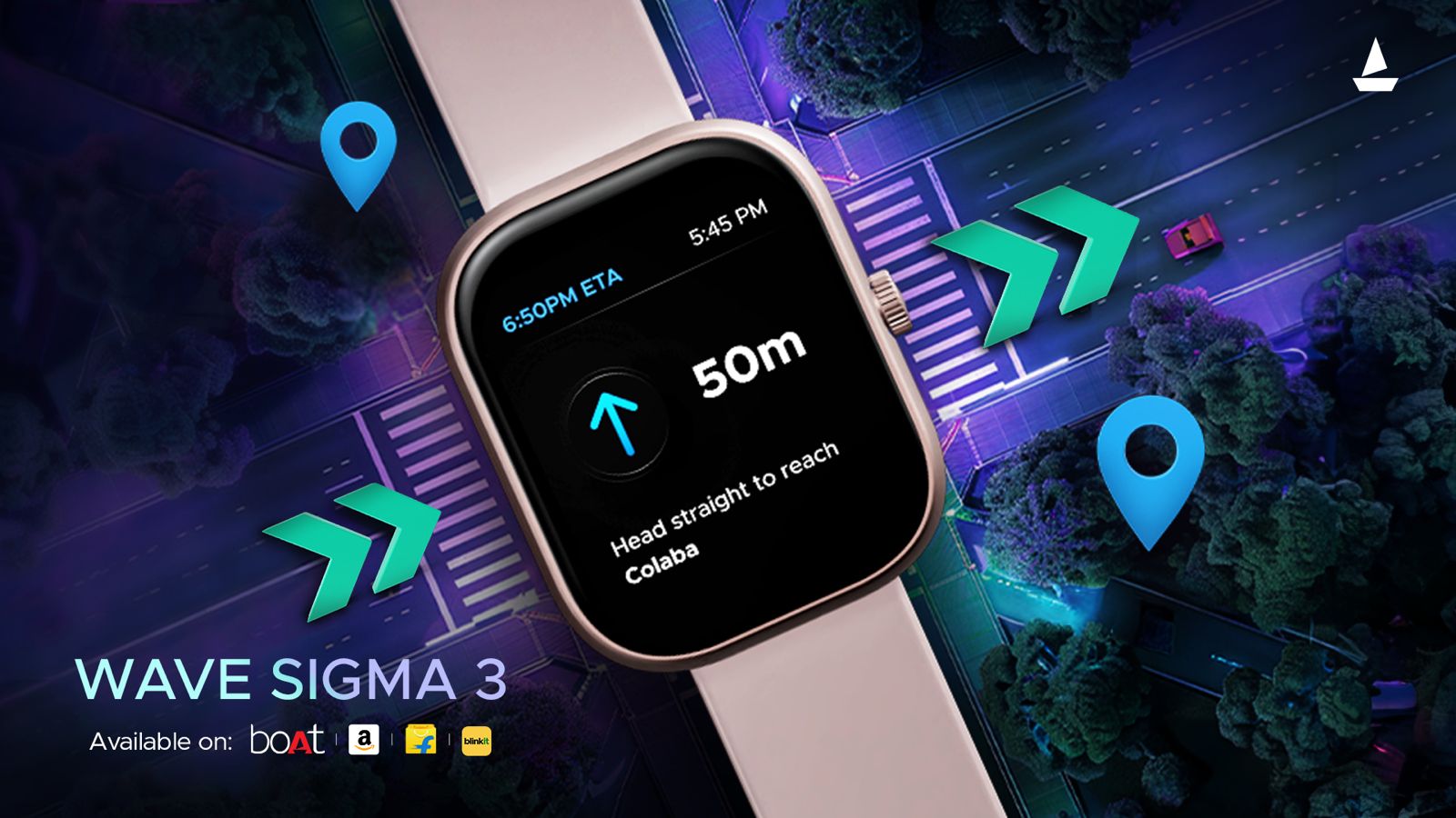 boAt has launched its latest smartwatch – the Wave Sigma 3 made with aluminum alloy case