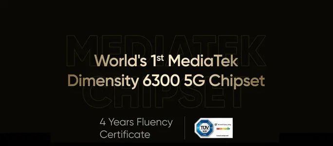 Features MediaTek Dimensity 6300 5G chipset and 50MP primary camera