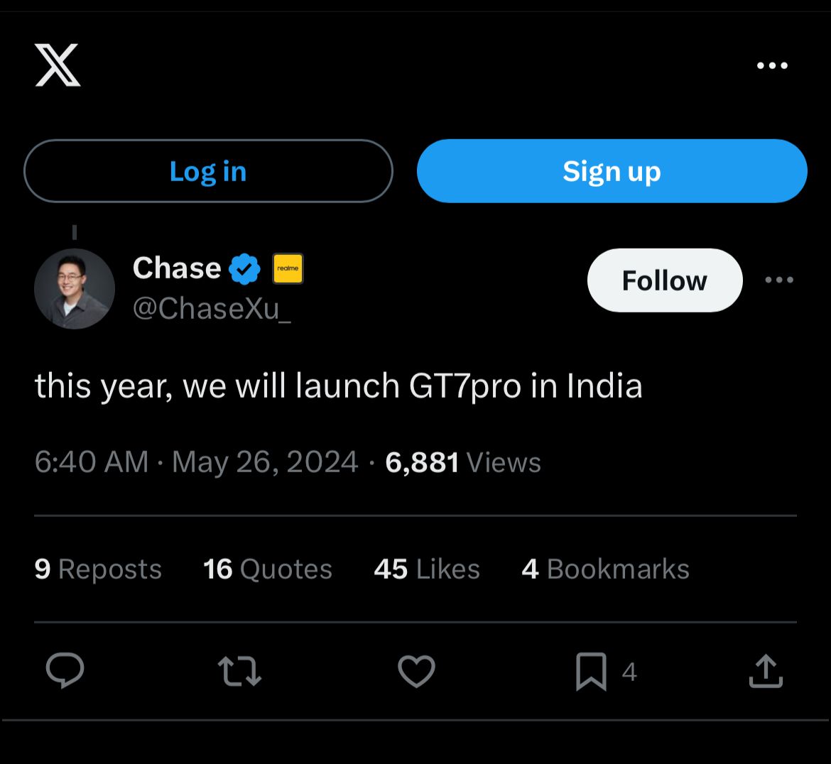 Realme GT 7 Pro could go official by the end of 2024