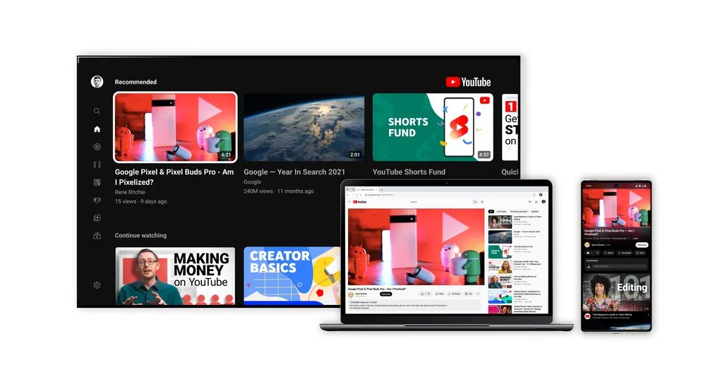 YouTube states the changes are part of an "experiment" with no clear end date
