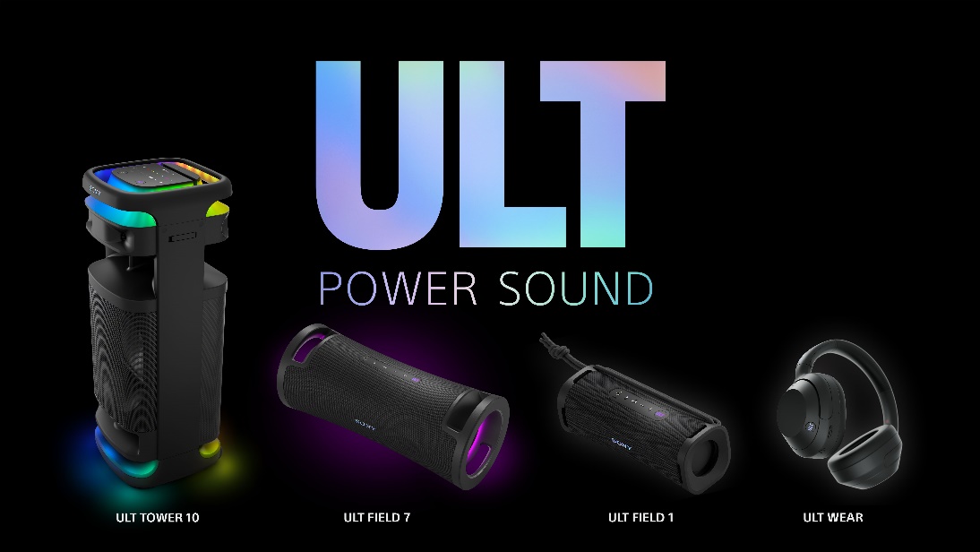Sony ULT Sound Series includes speakers and headphones with powerful bass modes