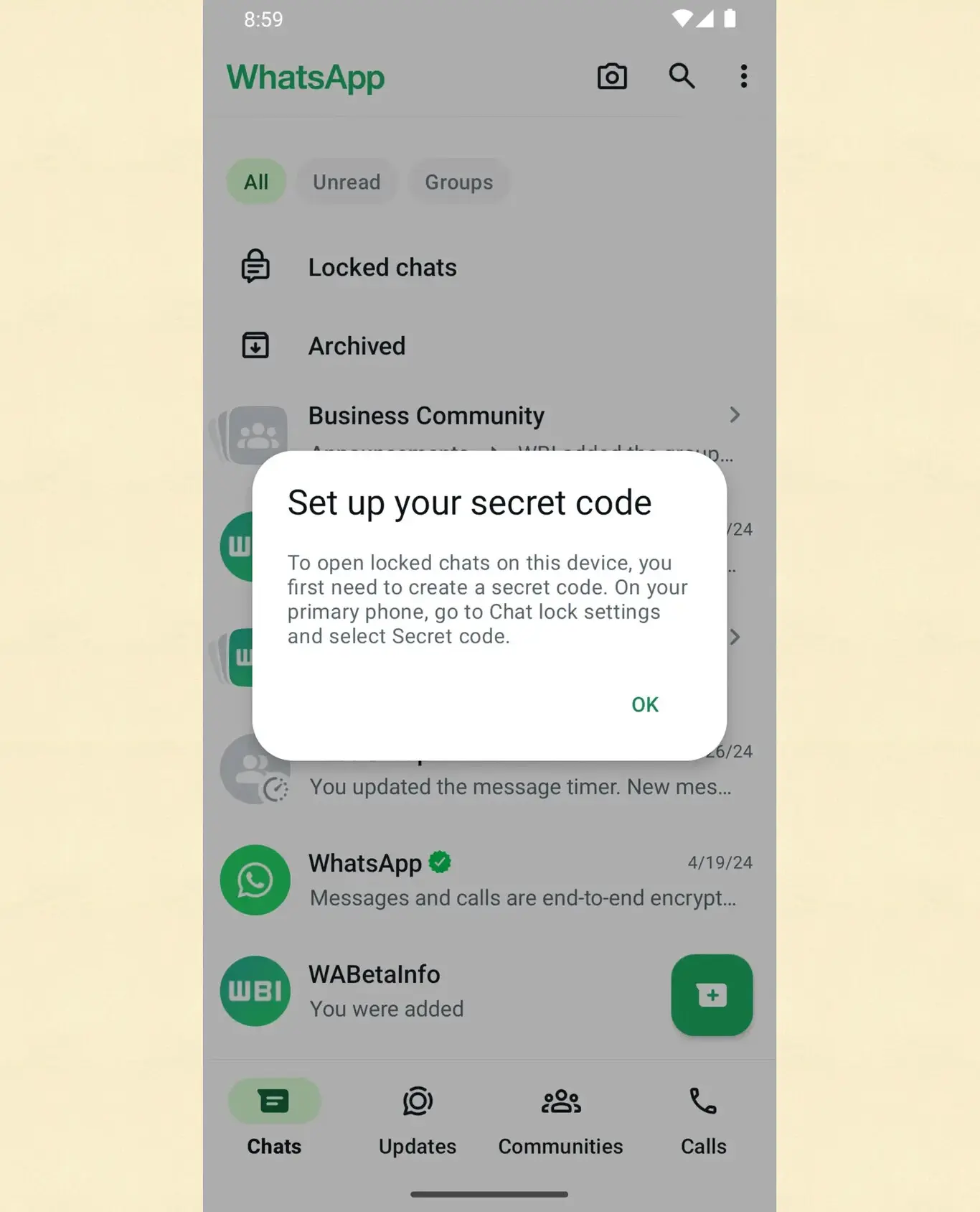WhatsApp extends Chat Lock feature to all associated devices
