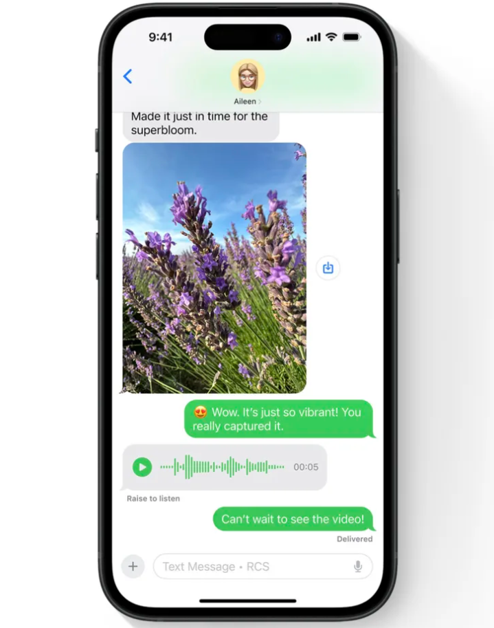 iOS 18 introduces RCS messaging for iPhones.