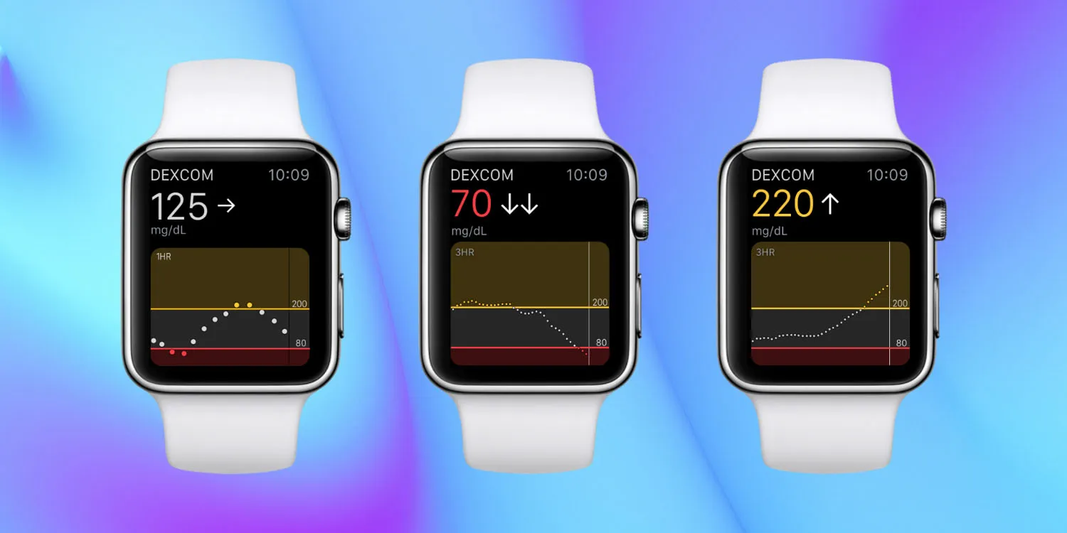 Real-time blood sugar monitoring on Apple Watch without an iPhone