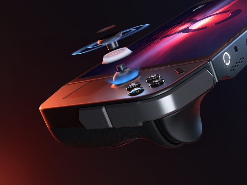 Legion Go Closeup Controls Joystick