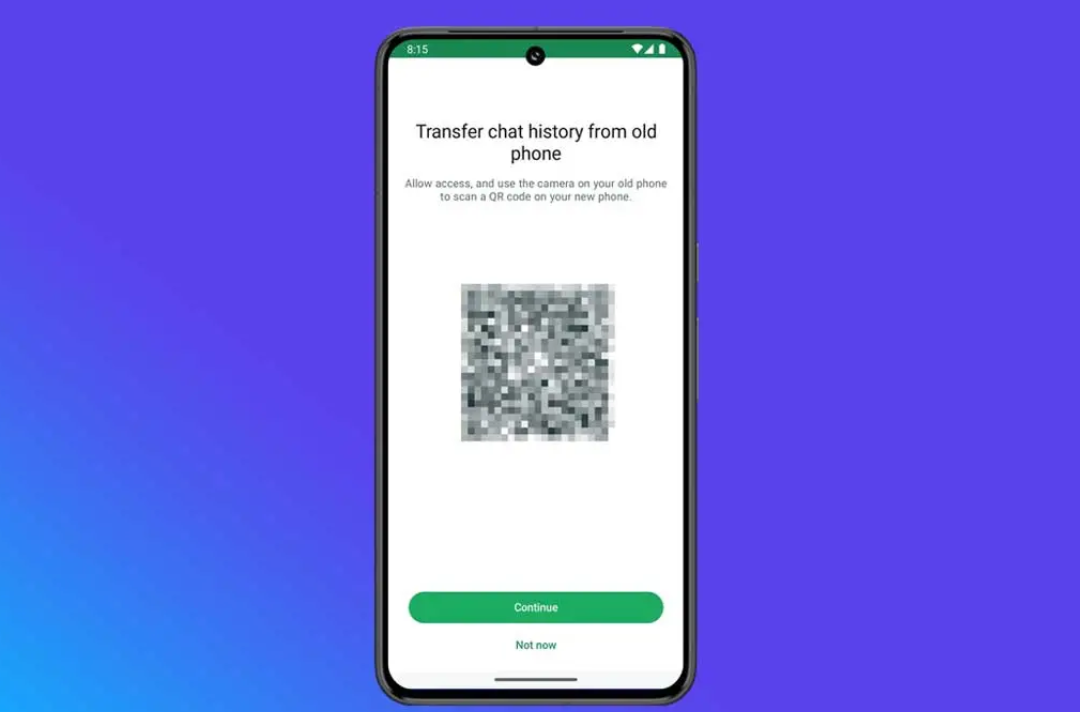 QR code method expected to replace the cumbersome Google Drive backup process