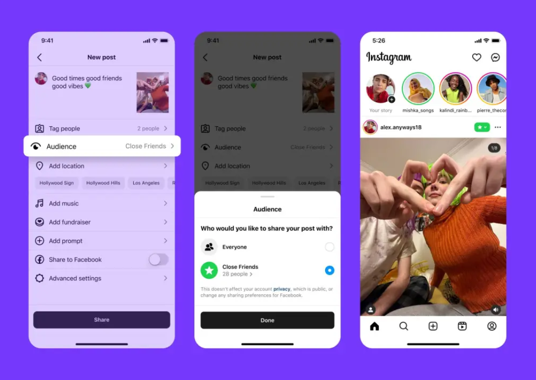 ‘Close Friends on Live’ lets users broadcast exclusively to up to three followers