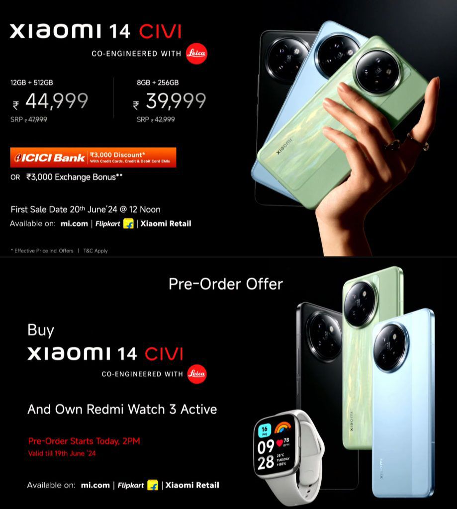 Xiaomi 14 CIVI price in India