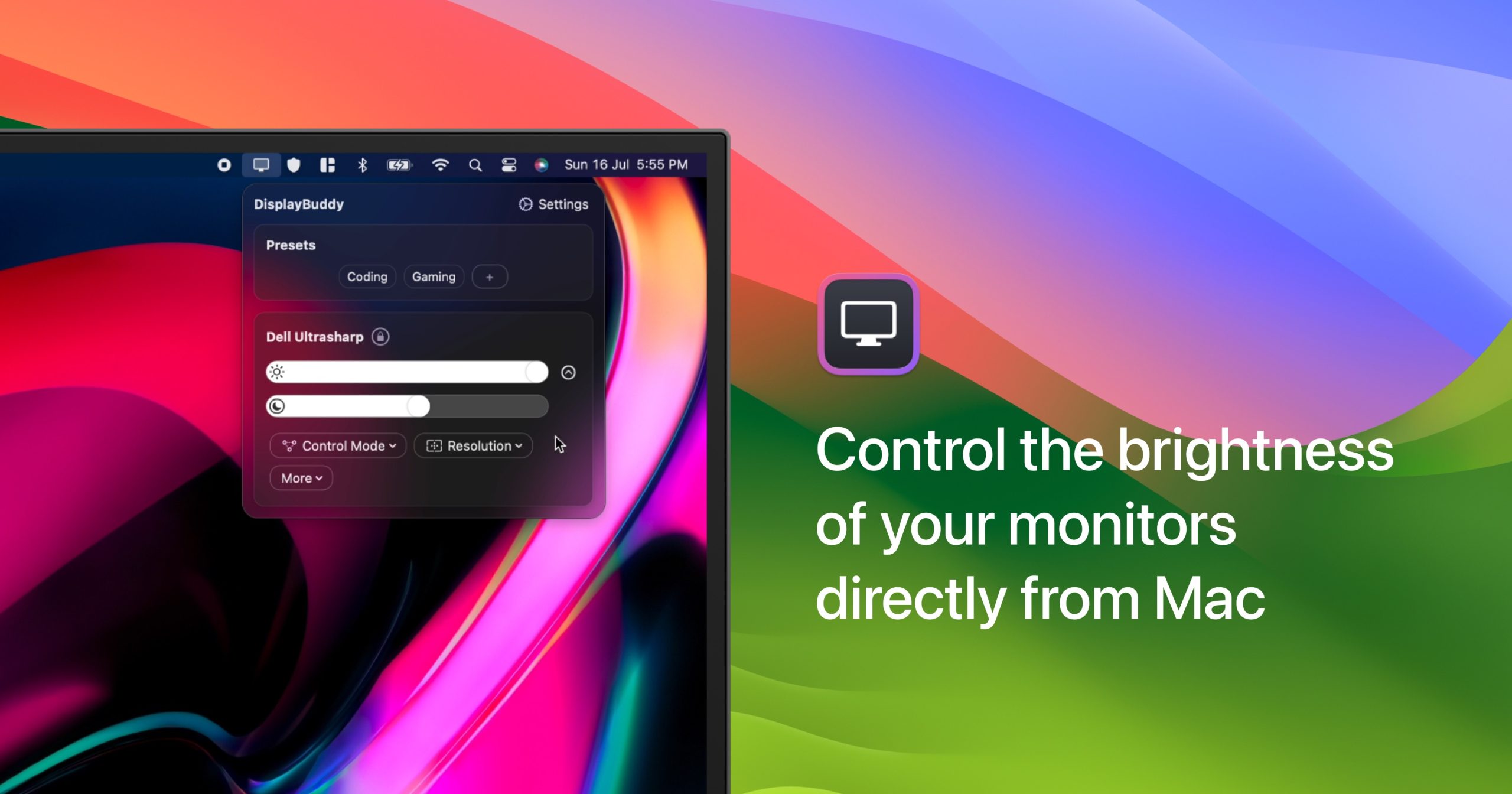 DisplayBuddy 2.0: Control Samsung Monitors and Unlock UltraBright on Mac