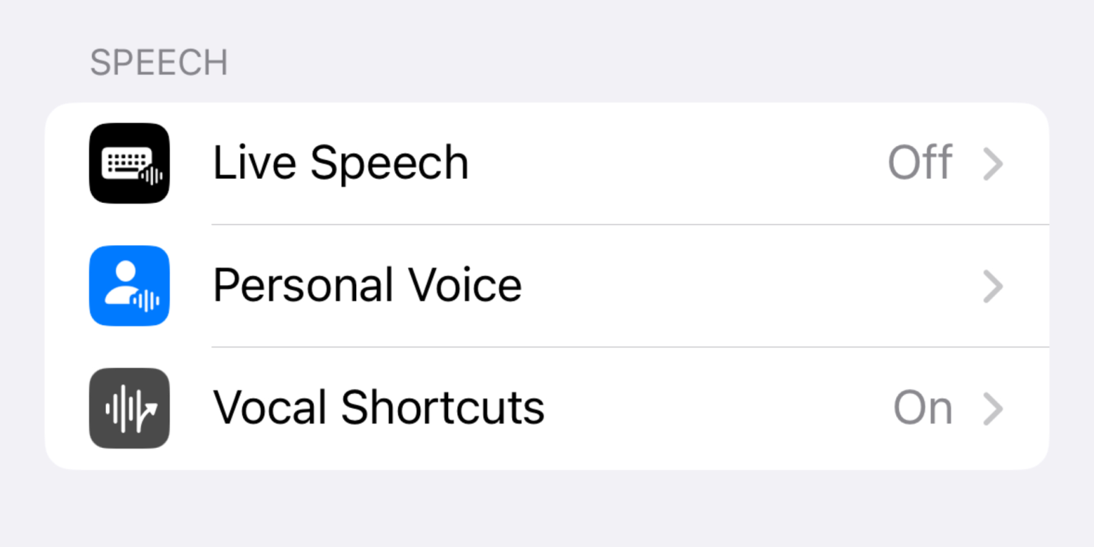 All Vocal Shortcuts processing occurs on-device for privacy