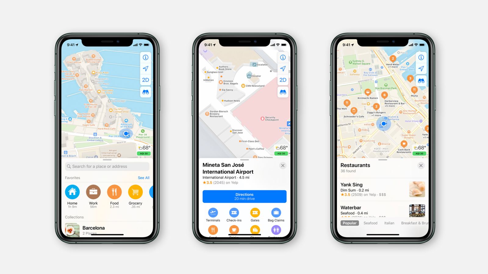 Apple Maps relies on third-party platforms for reviews and photos, leading to an inconsistent user experience.