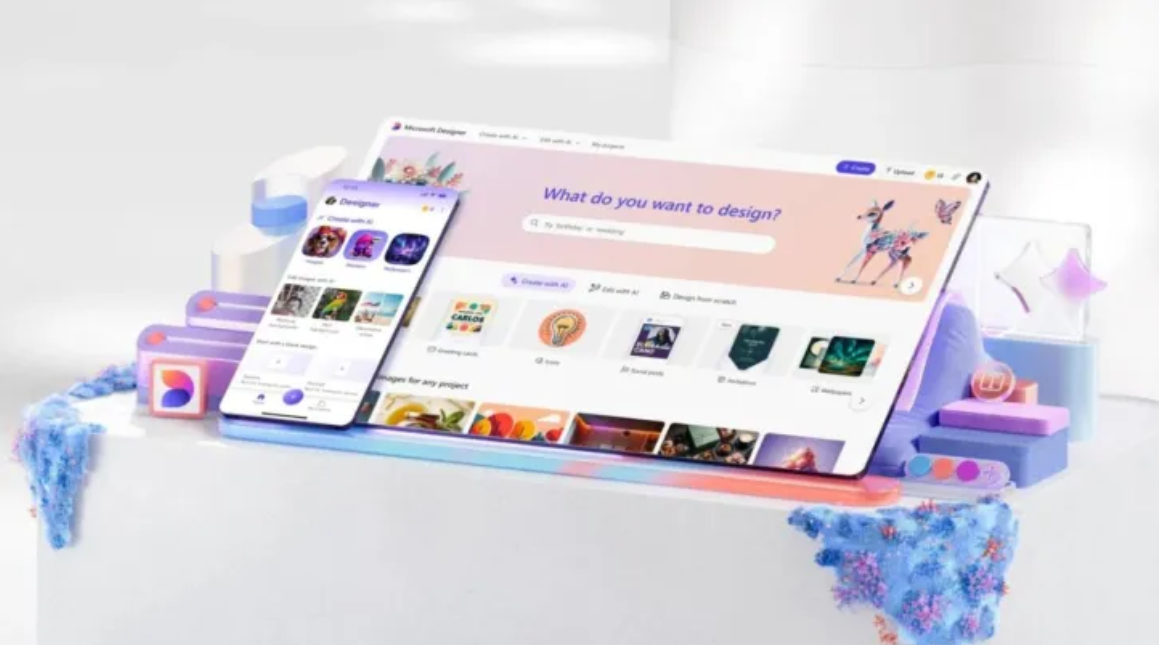Microsoft Releases AI-Powered Designer App for iOS and Android Users