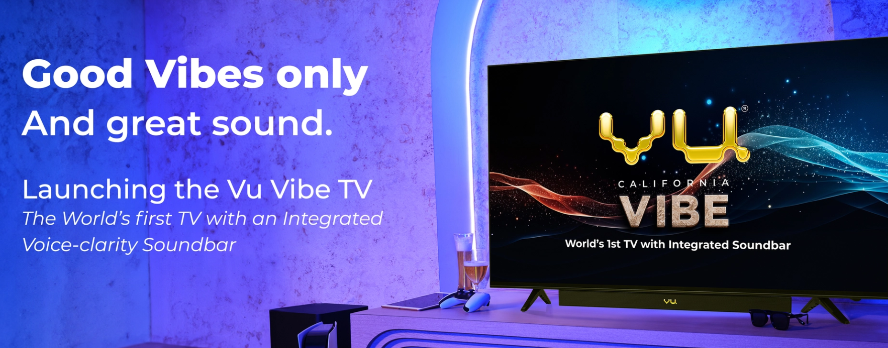 Vu Vibe TV’s Cricket Picture Mode you see the precise impact of the cricket ball