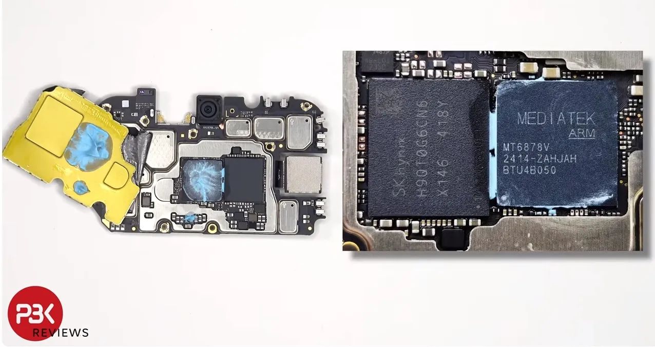 The plastic covers over the motherboard and speaker assembly are also harder to remove than on other phones.