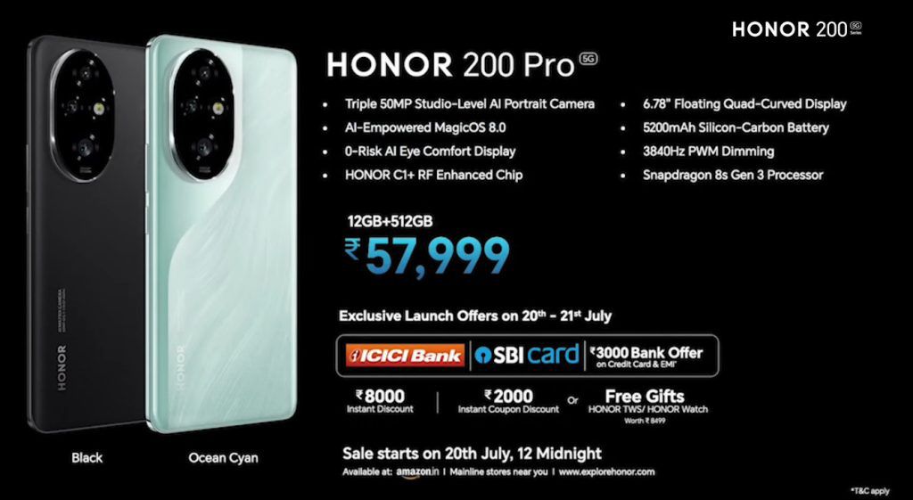 Honor 200: Pricing and Availability