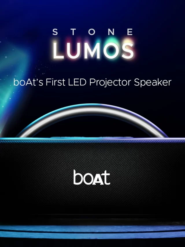 boAt Unveils Stone Lumos TWS BT Speaker: 60W Sound, 7 LED Projection ...