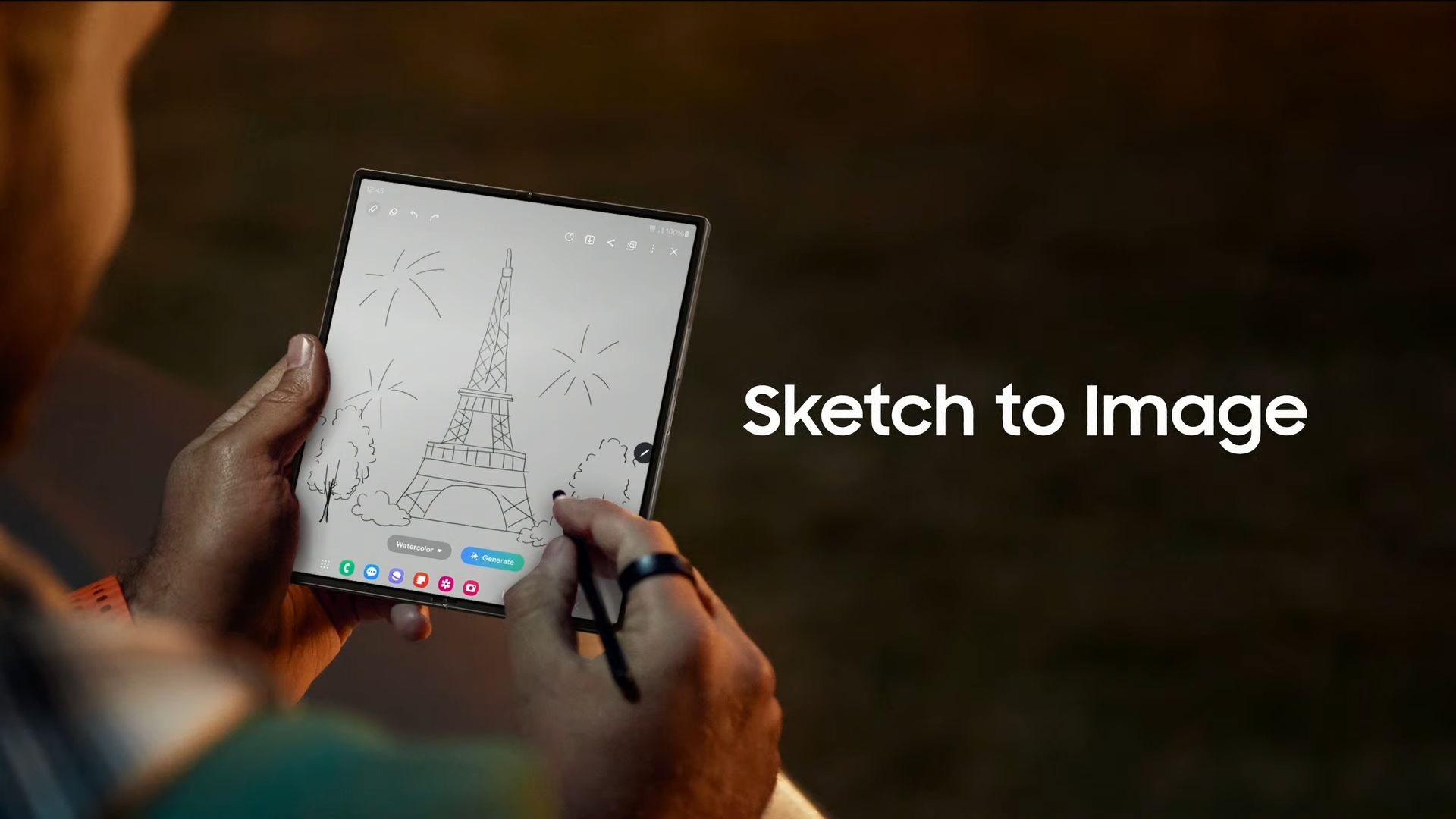 All You can sketch & Galaxy AI will transform it into a beautiful image monitoring at one place