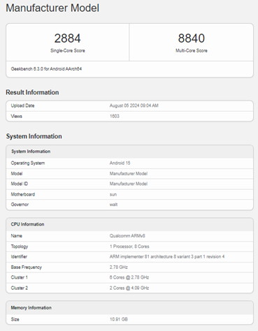 The new Geekbench 6 results have emerged for the Snapdragon 8 Gen 4,