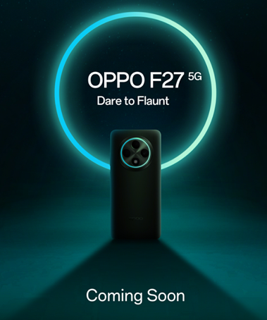 OPPO teased the F27 5G launch in India