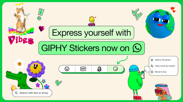 Express Yourself with More Stickers (Image Credit - blog.whatsapp.com)