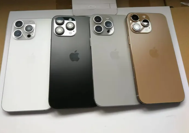 Four colors of iPhone 16 Pro dummy units Via Sonny Dickson (X.com)