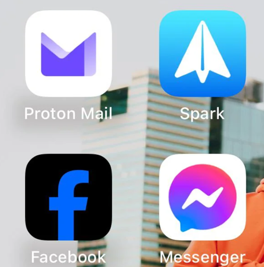 Some Facebook users got a new black and blue app icon design on their iPhones.