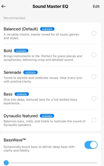 the active noise-cancelling feature and even utilise the many sound presets.