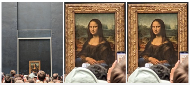 “If you've been to the Louvre you know how hard it is to get close to the most famous painting of all time. 