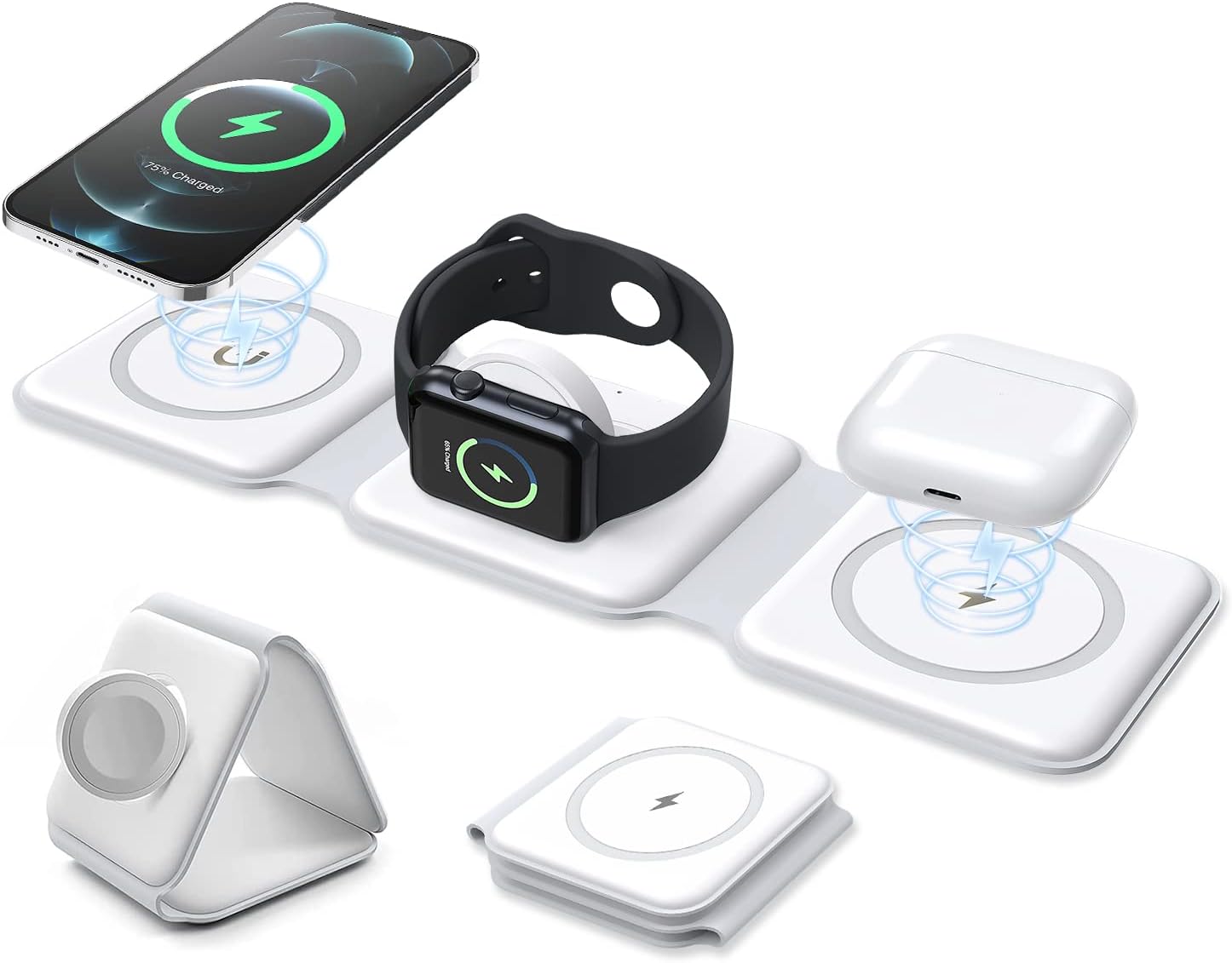 3-in-1 Charger for iPhone, Watch, and AirPods